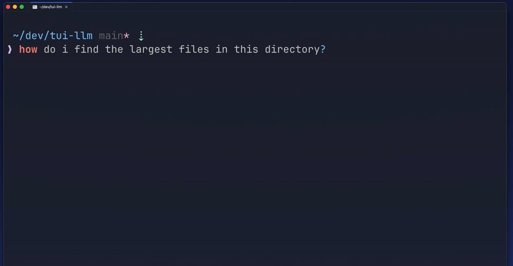 Terminal prompt with the text: how do i find the largest files in this directory?